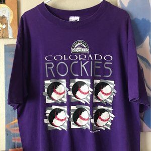 BIKE COLORADO ROCKIES 90S VINTAGE TSHIRT XXL